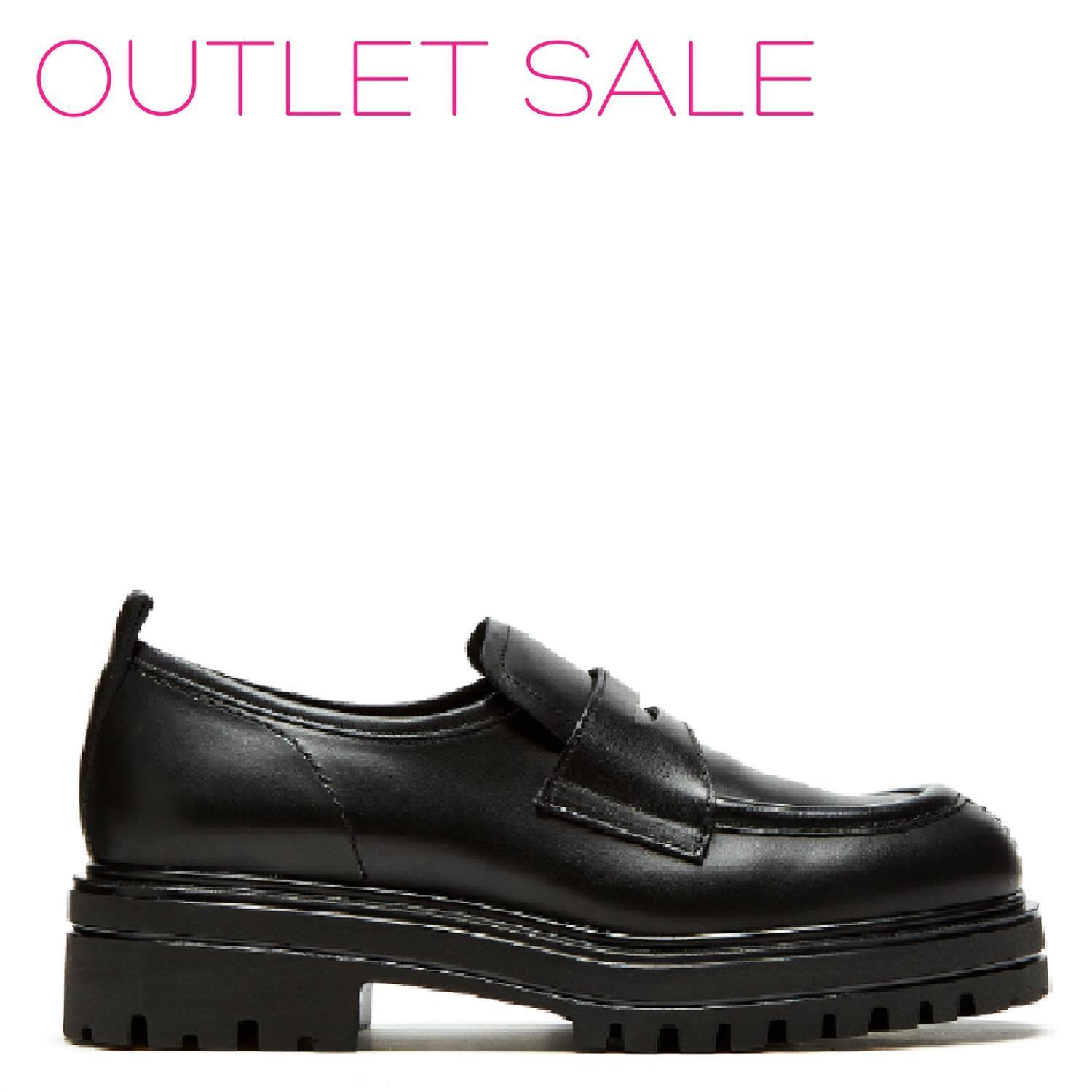 New La Canadienne Women's Refresh Leather Penny Loafer In Black